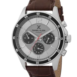 Daniel Klein Exclusive Unisex Dial & Leather Straps Analogue Watch DK.1.13973-5-image-53