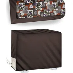 The Furnishing Tree Coffee Brown Printed Air Conditioner Cover-picture-17