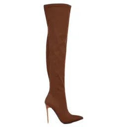 London Rag Women's Brown Stiletto Booties-image-29