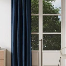 Ddecor Live Beautiful Blue Polyester 7 ft Door Curtain-picture-16