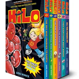 penguin random house Hilo: The Great Big Box Novel By Judd Winick - English-picture-23
