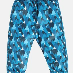 MINI KLUB Cotton Woven Snowy Mountaintops Printed Pants - Blue-picture-36