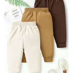 Trampoline Fleece Knit Pack Of 3 California Text Printed Pajamas - Multi Colour image 3