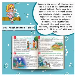 gowoo 101 Panchatantra Tales, Fairy Tales, Bedtime Stories and Rhymes Book for kids (Paperback) : Children story book, Educational story book, Fairy tale story book | Pack of 4 story book for kids. image 3