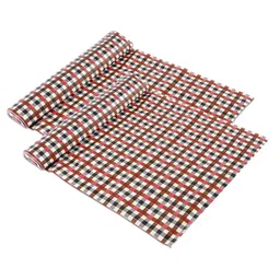 Kuber Industries Red & White 2 Pieces Water Resistant Shelf Liner Organisers image 2