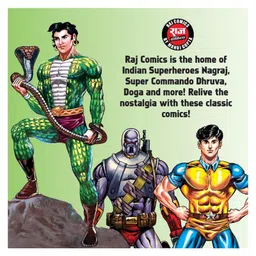 pinwheel books Raj Comics Special Collector's Editions Combo Back, Nagraj, Super Commando Dhruva & Doga - Set of 8 Books - Hindi image 4