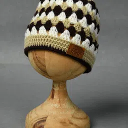 Funkrafts Knit Self Designed Cap - Brown - Circumference 45 Cm image 4