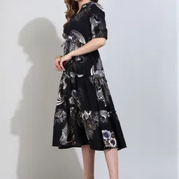 Moda Rapido Women Polyester Fit & Flare Dresses image 4