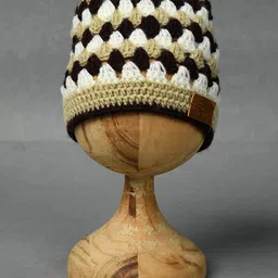 Funkrafts Knit Self Designed Cap - Brown - Circumference 45 Cm image 5