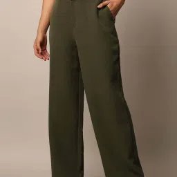 Only Olive High Rise Tailored Pants image 1