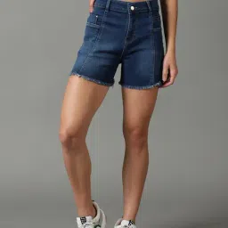 showoffff SHOWOFF Blue Regular Fit Shorts-picture-39