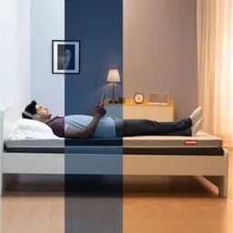 Duroflex Live-in Adapt Grey Foam New Gen Smart Design Flippable Adjustable Single Mattress image 1