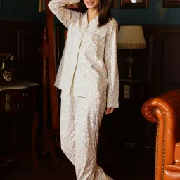 Dusk Attire Multicolor Kaleidoscope Twill Pyjama set image 1