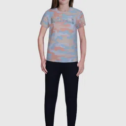 Gini & Jony Kids Orange Camouflage Top image 3