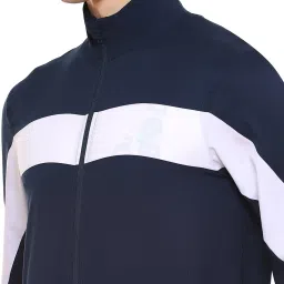 Asics Navy Regular Fit Sports Jacket image 4