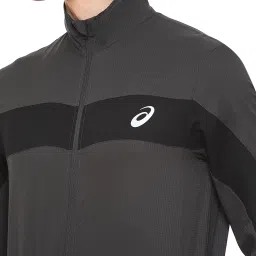 Asics Graphite Grey Regular Fit Sports Jacket image 4