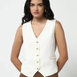 showoffff Showoff Off White Regular Fit Tops image 1