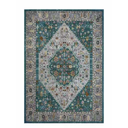 Obsessions Teal Classic Machine Made Carpet - Medium image 2