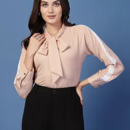 Style Quotient Beige Solid Shirt image 1