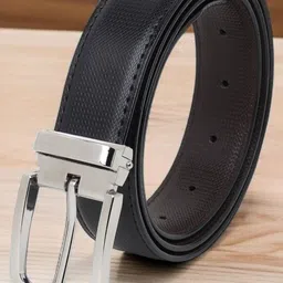 Roadster Men Textured PU Reversible Formal Belt-picture-47