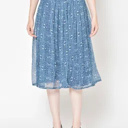 Scorpius Blue Floral Skirts image 1