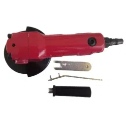 INTECO Air Angle Grinder 1/4 inch (6.35 mm) Air Inlet and 11000 RPM Free Speed, AT 282SG (With Cutting Disc) image 3