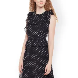 Belle Fille Black & White Printed Dress image 3