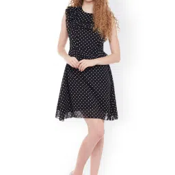 Belle Fille Black & White Printed Dress image 4