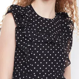 Belle Fille Black & White Printed Dress image 5