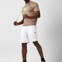 Reebok White Regular Fit Sports Shorts image 4