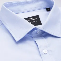 Park Avenue Textured Slim Fit Pure Cotton Formal Shirt image 2