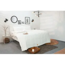 Spaces Silkysoy White Microfibre Double 90 TC Quilt image 2