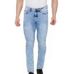 Being Human Light Blue Slim Fit Jeans-image-4