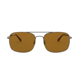 Ray-Ban 0RB3611 Brown Highstreet Square Sunglasses - 60 mm-image-21