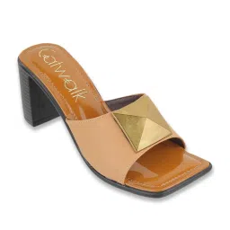 Catwalk Women's Tan Casual Sandals image 1