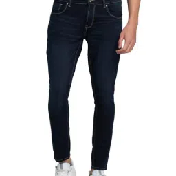 Spykar Blue Cotton Slim Fit Jeans-image-39