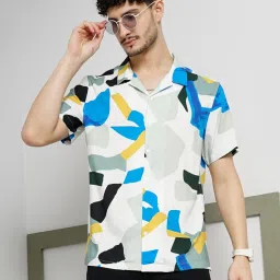 celio celio* Multicolor Regular Fit Printed Shirt image 1