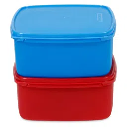 Varmora V Fresh Multicolor Plastic Kitchen Organised Container - Set of 3 image 1
