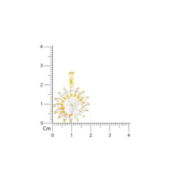 GIVA Love is Everywhere 925 Sterling Silver Daisy Affair Pendant with Link Chain in Gold-Plating image 5