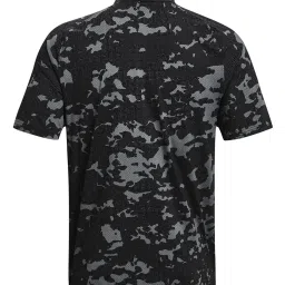 Under Armour Black Regular Fit Camouflage Sports Polo image 4