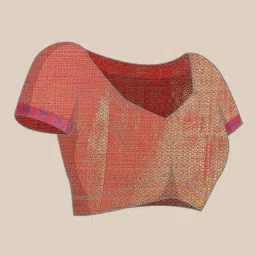 Silk Land Silk Yellow Woven Saree With Unstitched Blouse image 4