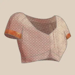 Silk Land Silk Purple Woven Saree With Unstitched Blouse image 4