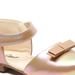 Tiny Bugs Kids Rose Gold Ankle Strap Sandals image 4