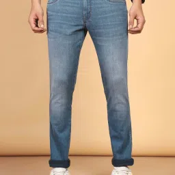 Wrangler Skanders Blue Slim Fit Low Rise Jeans image 1