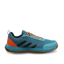 Adidas Men's Indoor Acer Blue Indoor Court Shoes image 1
