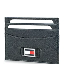 Tommy Hilfiger Men Textured Leather Card Holder image 5