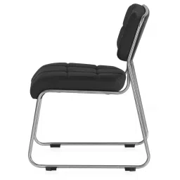 Nilkamal Black PU Foam Visitor Chair image 4