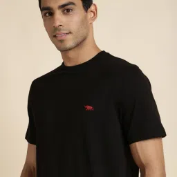Andamen Black Regular Fit T-Shirt image 4