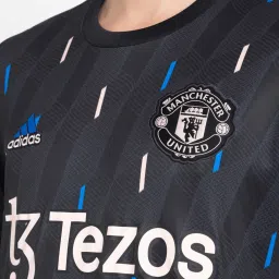 adidas MUFC PRESHI Black Slim Fit Jersey image 4