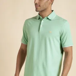 Andamen Green Regular Fit Polo T-Shirt image 4